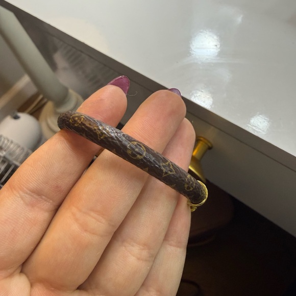 Louis Vuitton Monogram Brown and Gold Bracelet - Picture 4 of 5